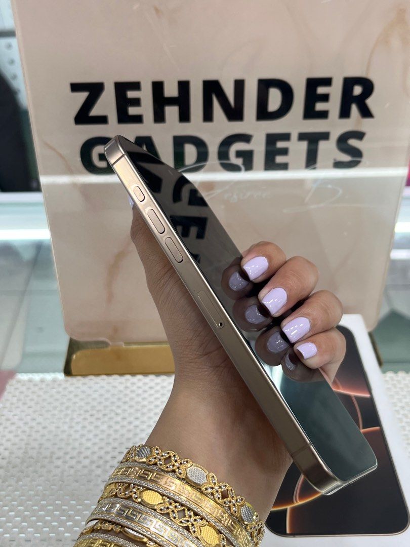 iPhone 16 PRO MAX 512GB SMARTLOCKED (UNDER WARRANTY) NTC APPROVED (Category: iPhone 16 Series) located in San Juan City. Submitted by desireebayal96 (Listing ID 1401263370, Image 2). Description: iPhone 16 PRO MAX (DESERT TITANIUM) * UNDER WARRANTY UNTIL DEC. 2025 * NTC APPROVED * SMARTLOCKED * 512GB * 97% BATTERY HEALTH * 98% SMOOTH * NO ISSUE * NO HISTORY OF REPAIR * NOT REFURBISHED * WORKING FACE ID & TRUETONE * WITH CORD TYPE-C * WITH REPLACE