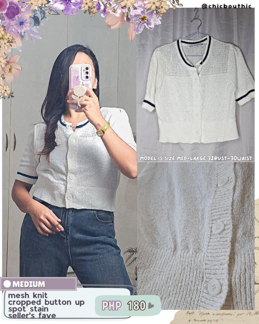 Knit shirt black and white (Category: Shirts) located in Quezon City. Submitted by chicarmani (Listing ID 1401349475, Image 2). Description: T O P S || On Trend Everyday Casual & Officewear • payment first, J&T courier only, no COD • P65 shipping around metro manila • no return, no exchange; once your parcel is shipped, we won't be liable for damages incurred during the delivery process. • location: Batasan QC • details are already on each photo 