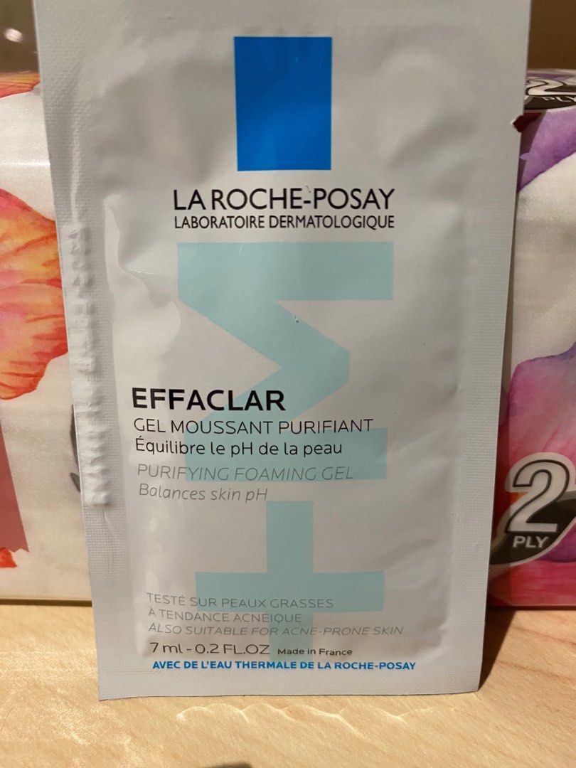 Sachet La Roche 14 sachets La Roche-Posay Effaclar Purifying Foaming Gel Sample, Beauty ...