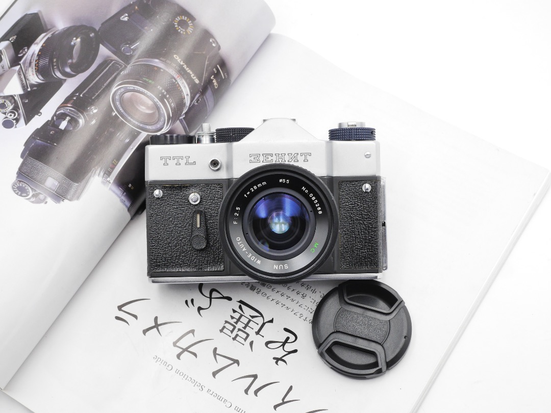 MINT Zenit TTL Film SLR Sun Wide Auto MC 28mm lens
