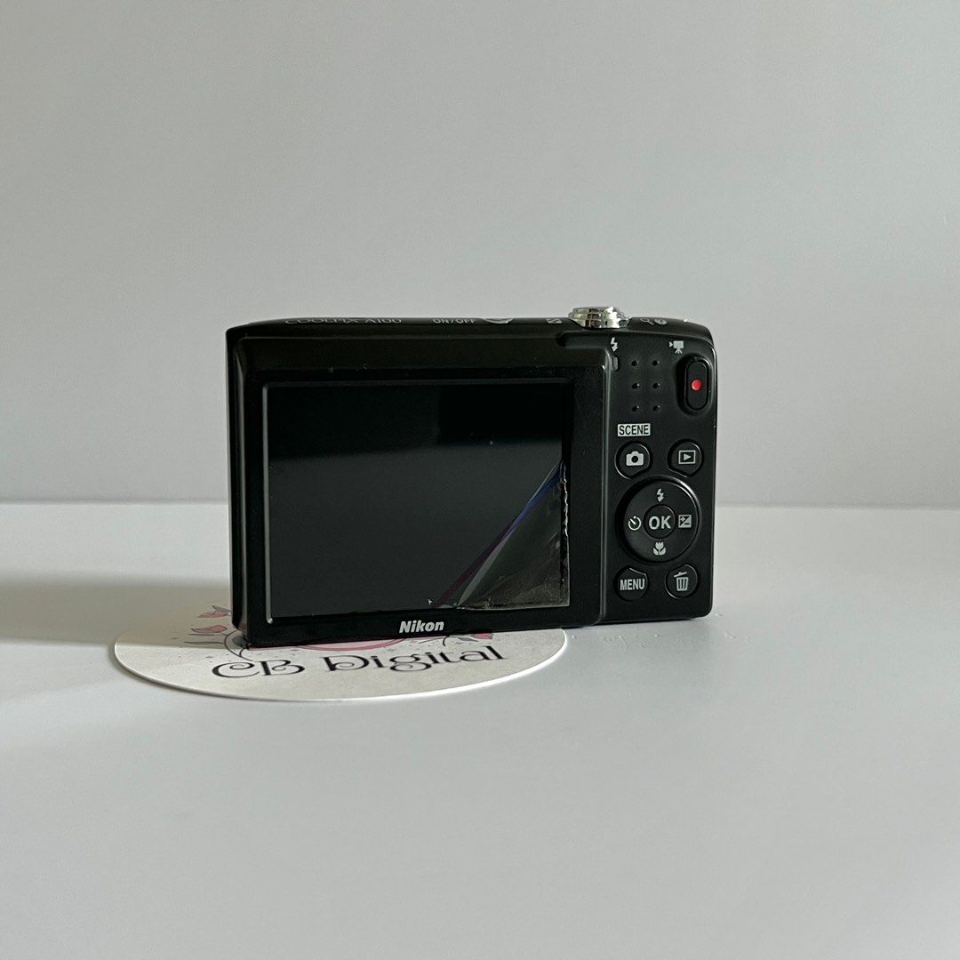 Nikon Coolpix A100 RED Digital Camera Digicam 20MP (Category: Cameras) located in Lipa City. Submitted by cbdigital (Listing ID 1401238789, Image 2). Description: Interested buyers, please message me at my ig:@cbdigitalph [USED] Nikon Coolpix A100 20 MP 5x Optical Zoom INCLUSIONS: Unit Battery Charger 2GB Memory Card Wrist Strap Camera Case ✅✅ LENS ZOOM, FLASH, ALL BUTTONS WORKING PRICE: ₱7,500 Message us for sample shots. OTHERS: [Common to used