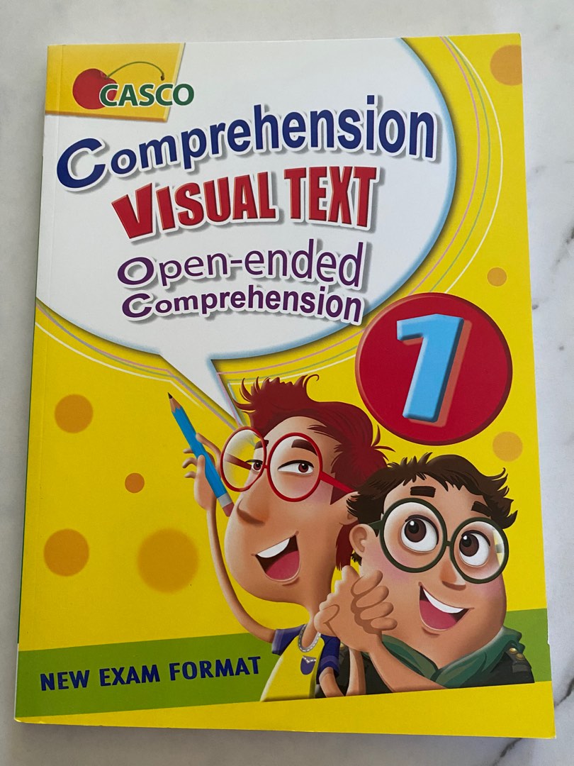 Primary 1 English comprehension visual text, Hobbies & Toys, Books ...