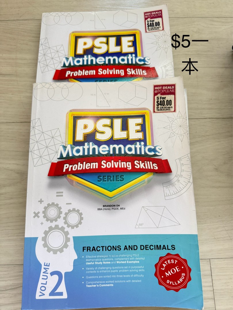 PSLE Mathematics Problem Solving Skills Volume 2, Hobbies & Toys, Books ...