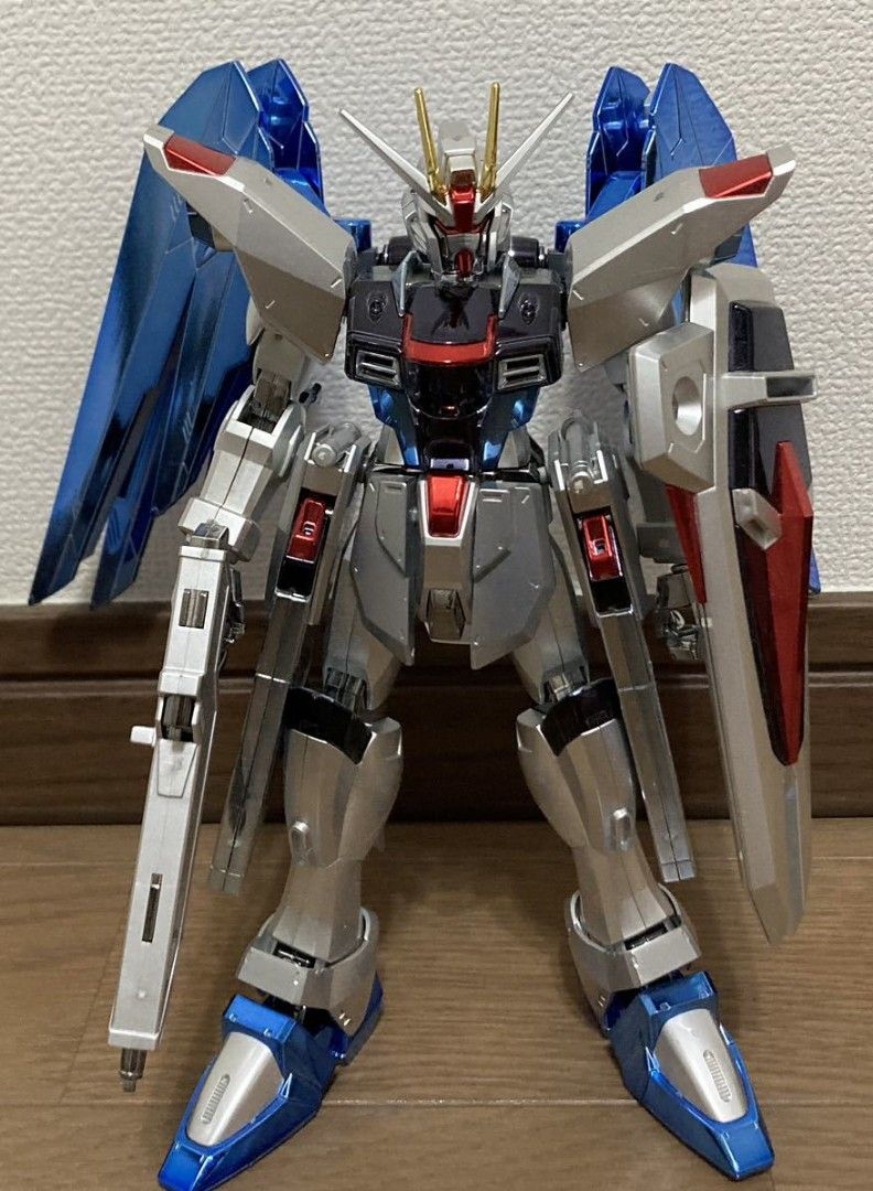 RARE Gundam Museum 1/100 Freedom Gundam Chrome Plated NG Gunpla model kit mobile suit Gundam Seed No grade gunpla (Category: Gundam Model Kits) located in Singapore. Submitted by zackhere (Listing ID 1371580227, Image 1). Description: BNIB Freedom Gundam chrome plated color No grade Japan Bandai Museum exclusive model kit . You can only get this kits during Bandai museum in japan.Rare kit that you can't get in retail shop . It looks good even if 