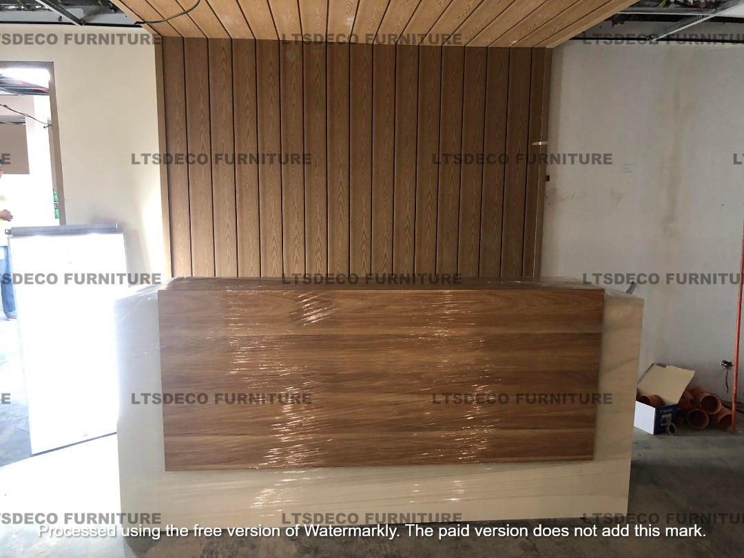 RECEPTION TABLE COUNTER TOP TABLE OFFICE PARTITION, Furniture & Home ...