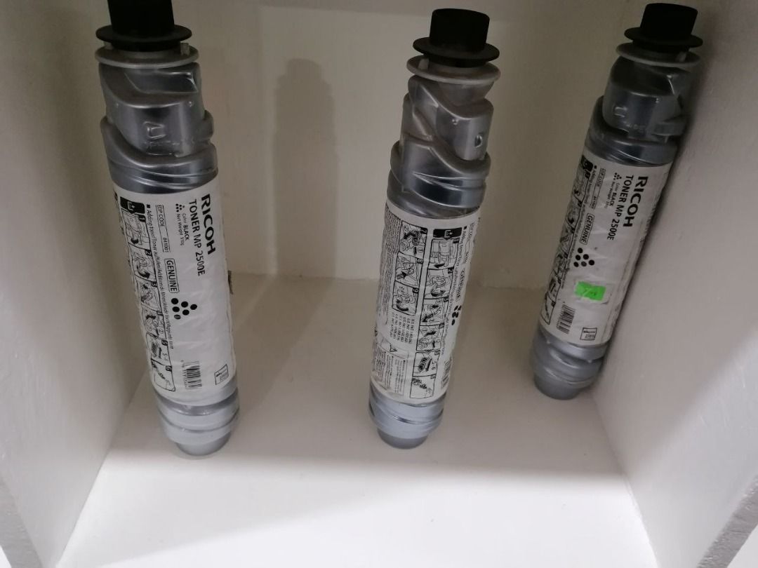 Ricoh Toner (Category: Printers, Scanners & Copiers) located in Quezon City. Submitted by copieronlineinc (Listing ID 1401166603, Image 1). Description: 𝐑𝐢𝐜𝐨𝐡 𝐌𝐏 𝟐𝟓𝟎𝟎𝐄 𝐓𝐨𝐧𝐞𝐫 🖨𝘼𝙡𝙬𝙖𝙮𝙨 𝙂𝙤 𝙛𝙤𝙧 𝙂𝙀𝙉𝙐𝙄𝙉𝙀! Keep your Ricoh copier printing crisp and clean with 𝗥𝗶𝗰𝗼𝗵 𝗠𝗣 𝟮𝟱𝟬𝟬𝗘 𝗚𝗲𝗻𝘂𝗶𝗻𝗲 𝗧𝗼𝗻𝗲𝗿 💯🖤 ✅ High-quality black printing ✅ Long-lasting yield ✅ Smooth + consistent print results ✅ Perfect fit for: