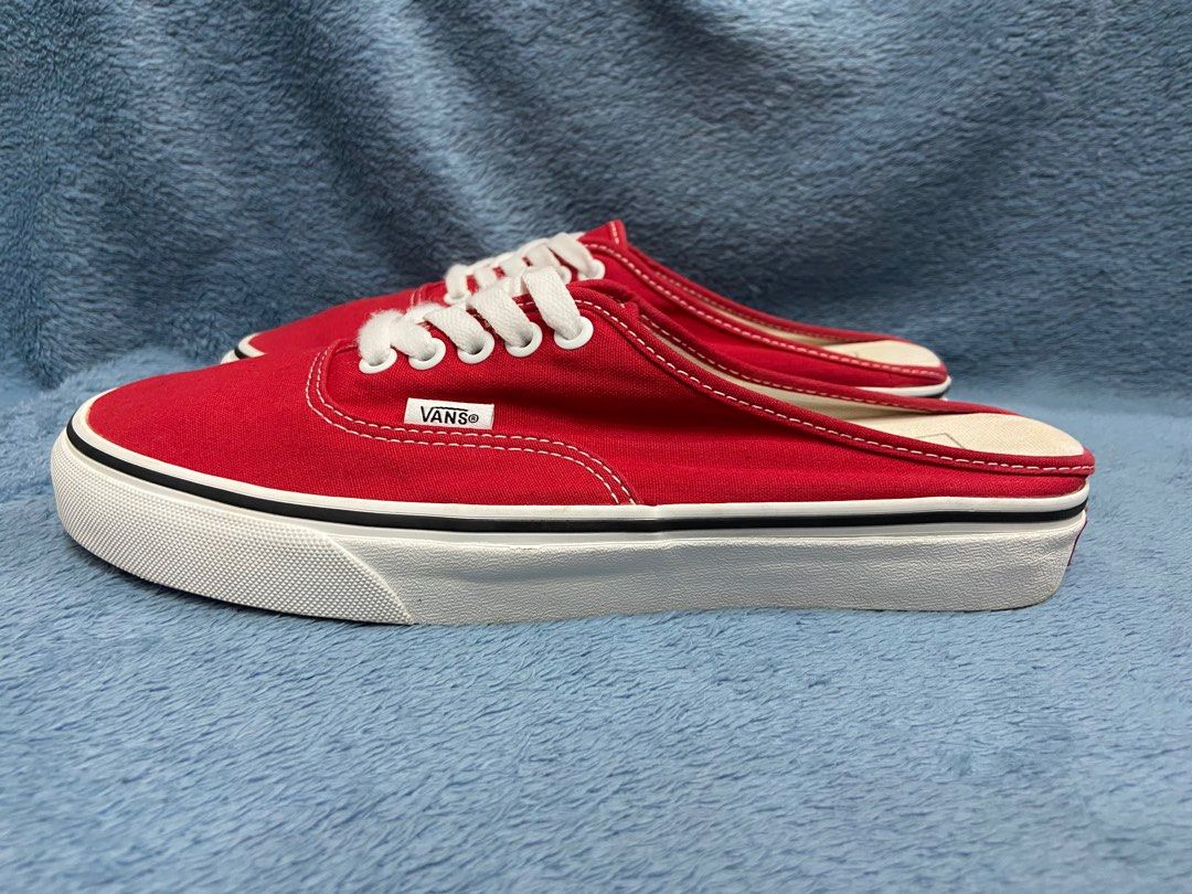 Vans Authentic Mule Red (Category: Sneakers) located in Cebu City. Submitted by jvlz97 (Listing ID 1401320333, Image 2). Description: Excellent Condition No Box .