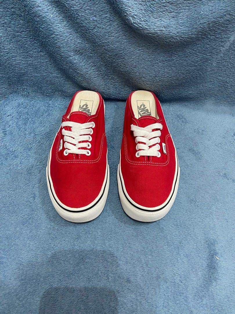 Vans Authentic Mule Red (Category: Sneakers) located in Cebu City. Submitted by jvlz97 (Listing ID 1401320333, Image 3). Description: Excellent Condition No Box .