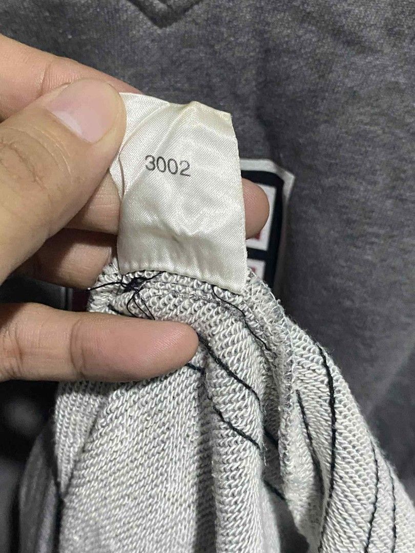 Adidas V-Neck Sweatshirt XL (Category: Coats, Jackets and Outerwear) located in Manila. Submitted by aurafits (Listing ID 1401530025, Image 3). Description: Vintage Adidas sweatshirt in gray with black and red accents. Features the Adidas logo on the front and sleeves. It has a V-neck design and is size XL. The sweatshirt has the classic three stripes on the sleeves. The back of the sweatshirt is plain gray. No issue excellent condition Dimes: 23