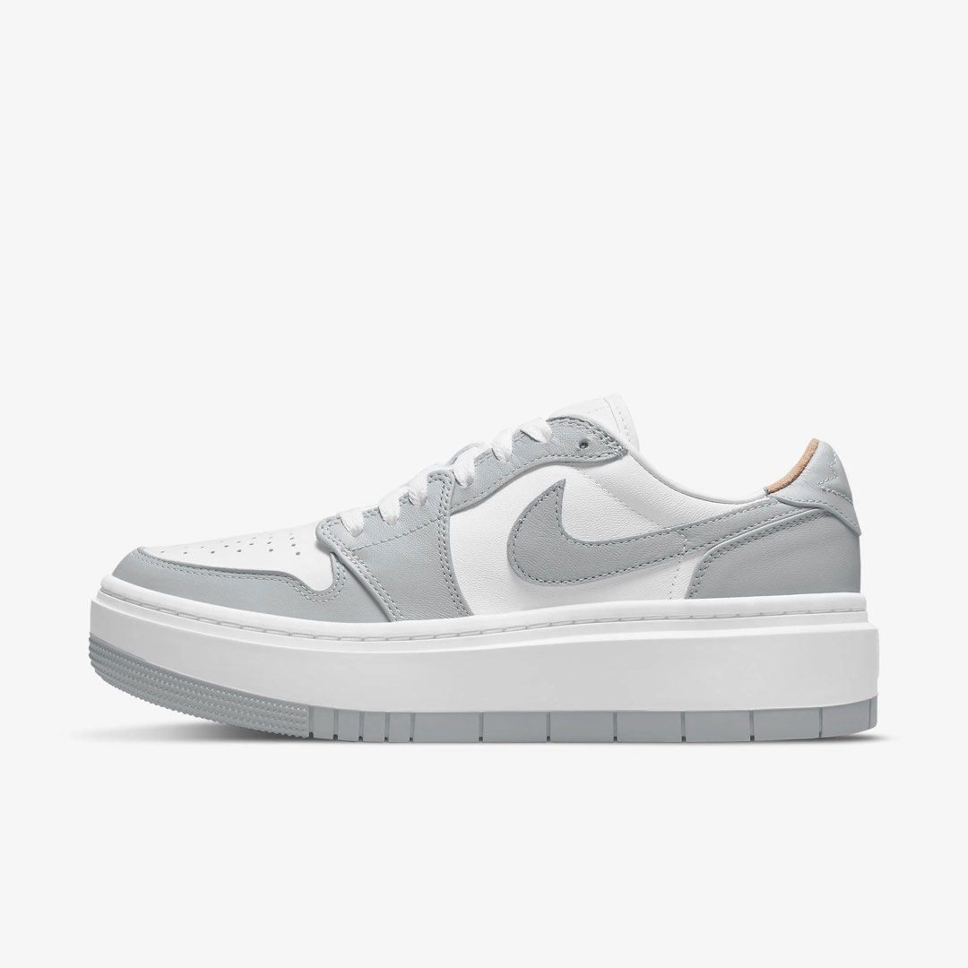 Air Jordan 1 Elevate Low (Category: Sneakers) located in Manila. Submitted by stylishmeowmeow (Listing ID 1401398381, Image 1). Description: Negotiable White/Wolf Gray US Size W8.5 .