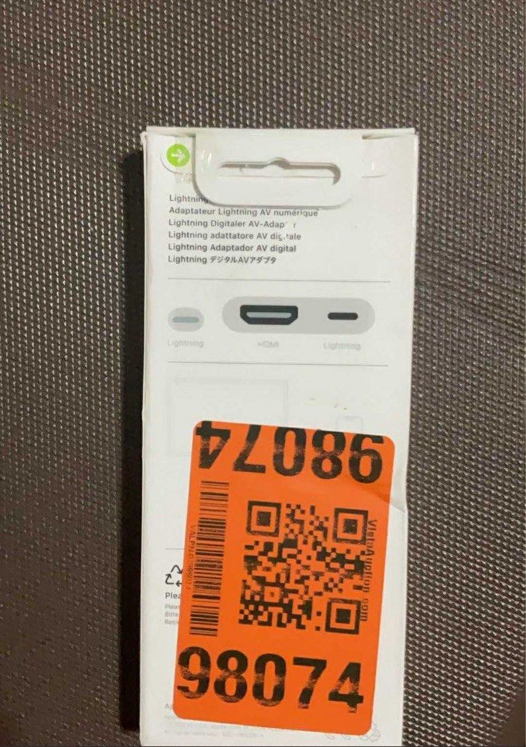 Apple Lightning to Digital AV Adapter (sealed) (Category: Chargers & Cables) located in Manila. Submitted by 2025.gadgetspot (Listing ID 1401472761, Image 2). Description: authentic from apple US, this version is sealed. - we’re not selling class A or premium copies. - many stocks & selling other apple products also - out of stock unsealed - fixed price already pm if interested..