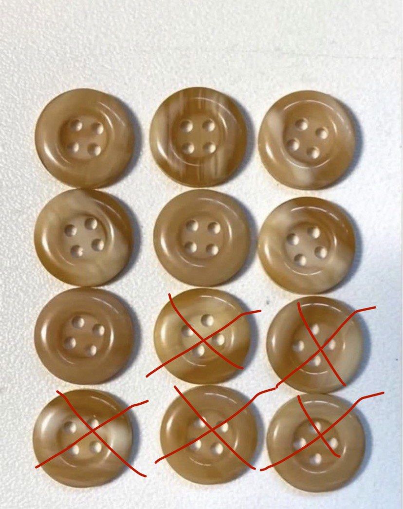 Assorted Button (new) (Category: Craft Supplies & Tools) located in Singapore. Submitted by jaco98 (Listing ID 1375793986, Image 3). Description: $1 for 5 (20 cents each) 1) 7x light brown (new) Diameter 1.3cm 2) 12x dark brown (new) White rim Diameter 1cm 3) 2x light brown (new) 2x large - diameter 1.5cm 2x small - diameter 1.2cm -sold 4) 5x medium brown (new) Diameter 1.2cm 5) 6x light brown (new) Diameter 1.2cm Wording on button 6) 8x gold (ne