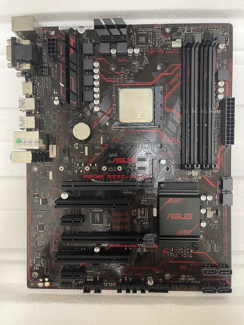 ASUS Prime B350-PLUS Ryzen 1600 半套主機板CPU組｜AM4｜支援DDR4