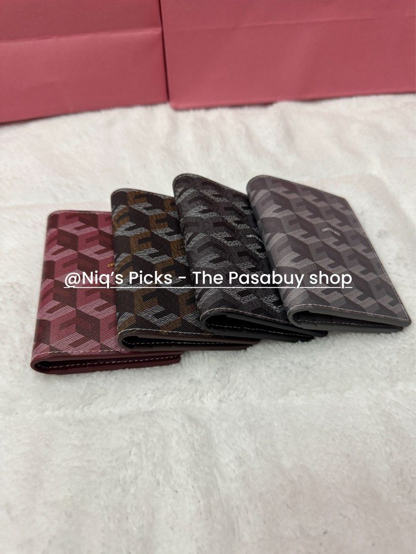 Christy Ng Rossi Bifold Wallet (Category: Wallets & Card holders) located in Mandaluyong City. Submitted by syzj30 (Listing ID 1401405803, Image 2). Description: Christy Ng Rossi Bifold Cardholder Colors: • Black • Chestnut Brown • Burgundy • Ash Details: • Vegan leather • Bifold construction • 7 card slots & 1 pocket • Size: 3.1” (L) x 4.4” (H) 👉🏻 Comes with a box, dust bag, and paper bag 📍Mandaluyong City.