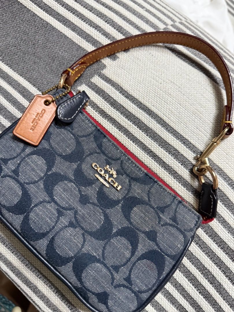 Coach Denim Nolita 15 (Category: Purses & Pouches) located in Cabuyao City. Submitted by safe.rachesells (Listing ID 1401420449, Image 3). Description: ☁️ super nice condition ☁️ used a few times ☁️ super cute!!! ☁️ lalamove shipping RFS: decluttering .