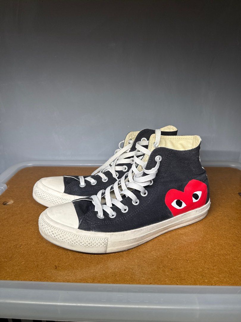 Converse x Comme des Garcons Play High-Top Sneakers (Category: Sneakers) located in Makati City. Submitted by johnf02 (Listing ID 1401474011, Image 1). Description: Ralph Lauren Polo Shirt • Size: 8.5 US • Price: Php 1,090 • Buy 2 items from my listings, get a discount • Sold on an as is, where is basis • Payment via GCash/Maya/BPI/BDO/Unionbank • Shipping to be shouldered by the buyer .