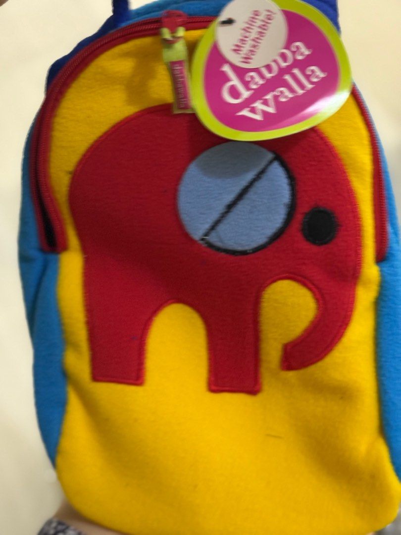 gift ! dabba walla elephant kids sling backpack new (Category: Other Babies Going Out Needs) located in Manila. Submitted by chandleria (Listing ID 1401371755, Image 1). Description: brandnew with tag fleece and neoprene fabric other prints may be available monkey ladybug elephant dog clearing old stocks hence the low price.