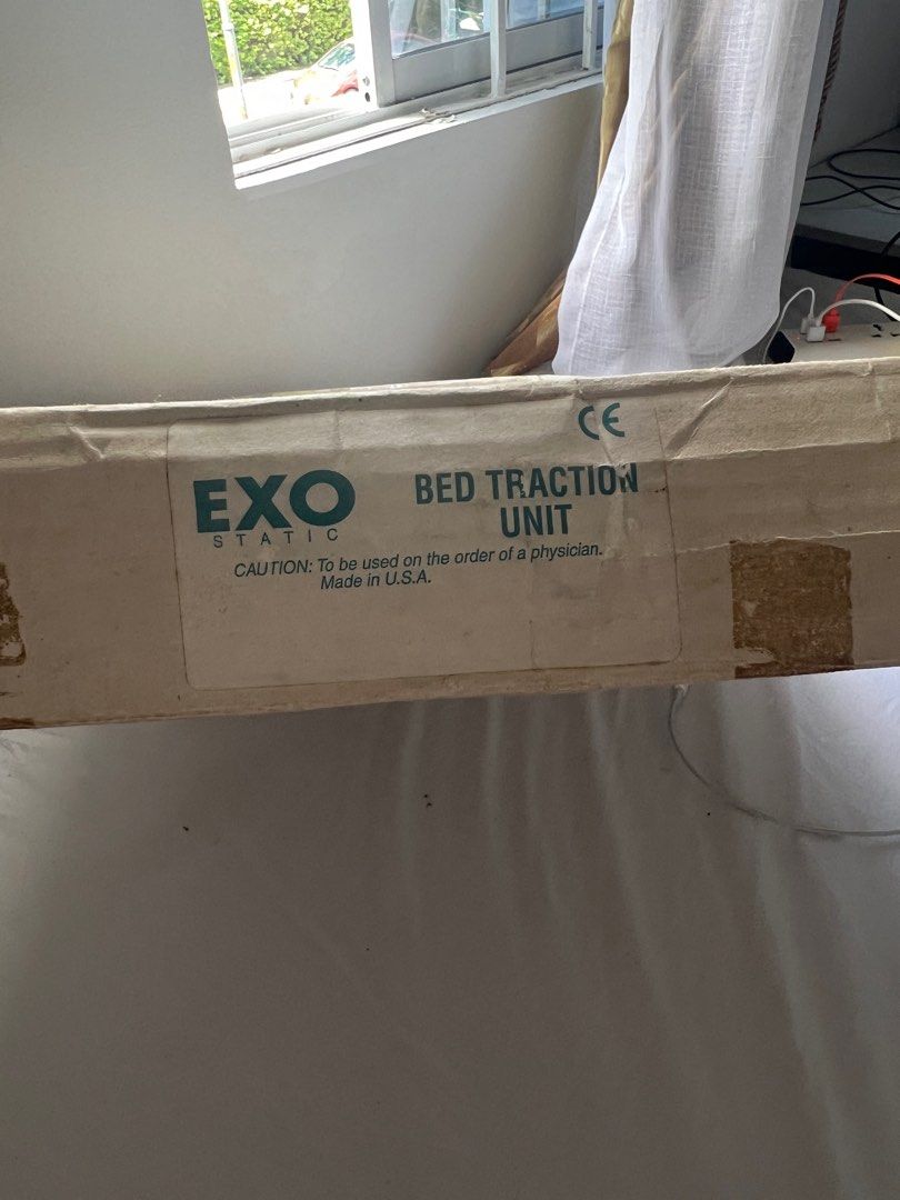 EXO Static Bed Traction Unit (Category: Rehabilitative Devices) located in Muntinlupa City. Submitted by 13gracious (Listing ID 1401383307, Image 1). Description: Physical Treatment for cervical, lumbar, and lumbar disc herniation .