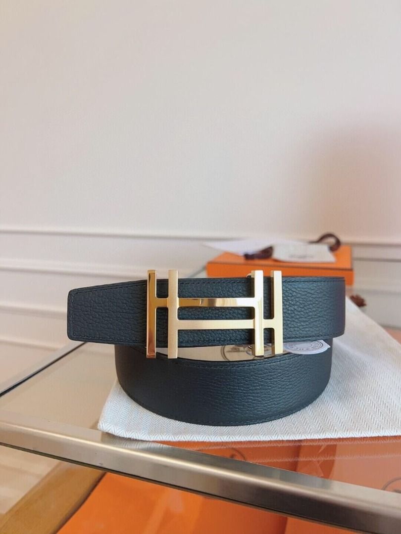 Hermes 愛馬仕男士小牛皮皮帶，搭配H型皮帶扣, 女裝, 手錶及配件, 腰帶- Carousell