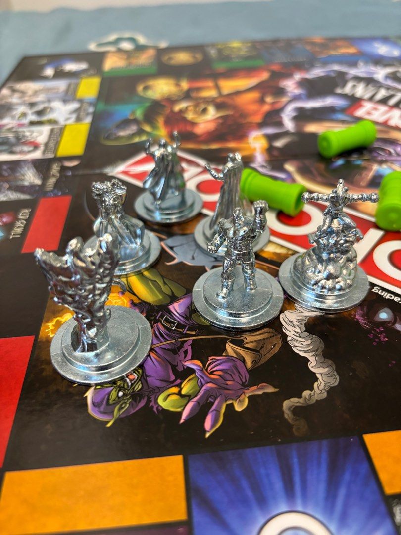 Monopoly Marvel Villains (Category: Board Games & Puzzles) located in Antipolo. Submitted by qwerty2301 (Listing ID 1401442498, Image 3). Description: Hasbro Gaming Monopoly (Marvel Villains Edition) Inclusion: - Board itself - Instruction Manual - Buildings - Cards - Dice - Characters 📦 MOD: LBC, Lalamove, or Meet up (QC Area) 💵 MOP: Gcash, Bank Transfer (BPI), or Cash .