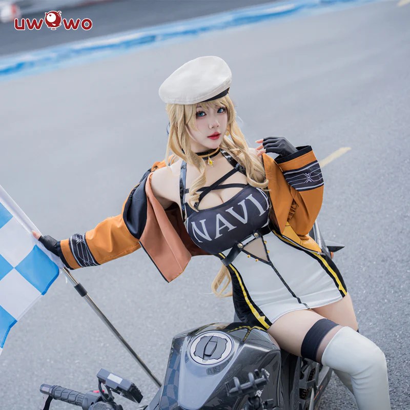 [PO] Uwowo Genshin Impact Fanart Racing Navia Casual Outfit Cosplay ...