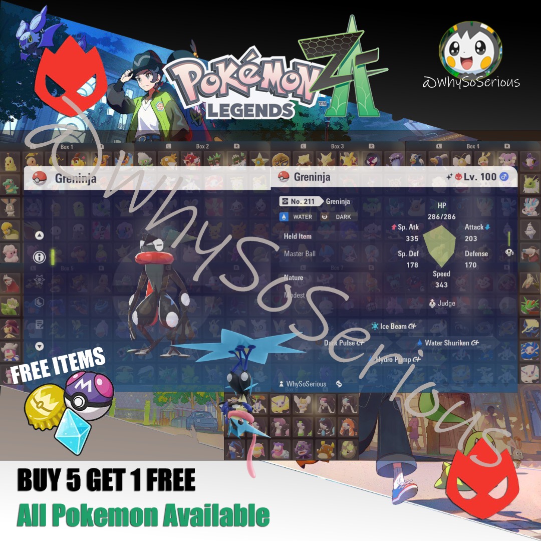 Jeu Pokémon Z-A Avec Leviator 6IV Shiny - Nintendo Switch, Version Française, Neuf Scellé