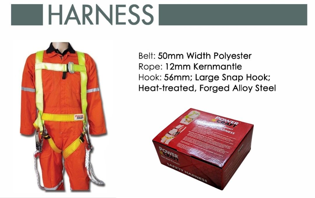PowerCraft Safety Belt & Body Harness (Category: Construction Tools & Equipment) located in Manila. Submitted by tonpornel (Listing ID 1401363950, Image 2). Description: Ton-Pornel Mercantile • We supply Powertools, Hardware tools, Plumbing, Paints, Electrical and Construction materials • We offer Paint Mixing and Powertools Repair Visit us: 38 Marcos Highway Mayamot, Antipolo City https://maps.google.com/?cid=1384230075759805792&entry=gps Store 