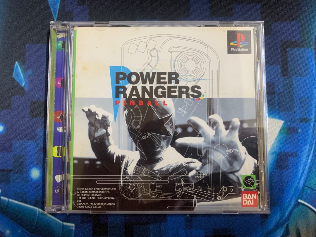 PS1 Game Power Rangers Pinball NTSC-J Japan Import PlayStation, Video ...