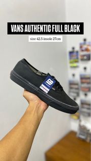100+ Vans full black Dijual Sneakers Carousell Indonesia
