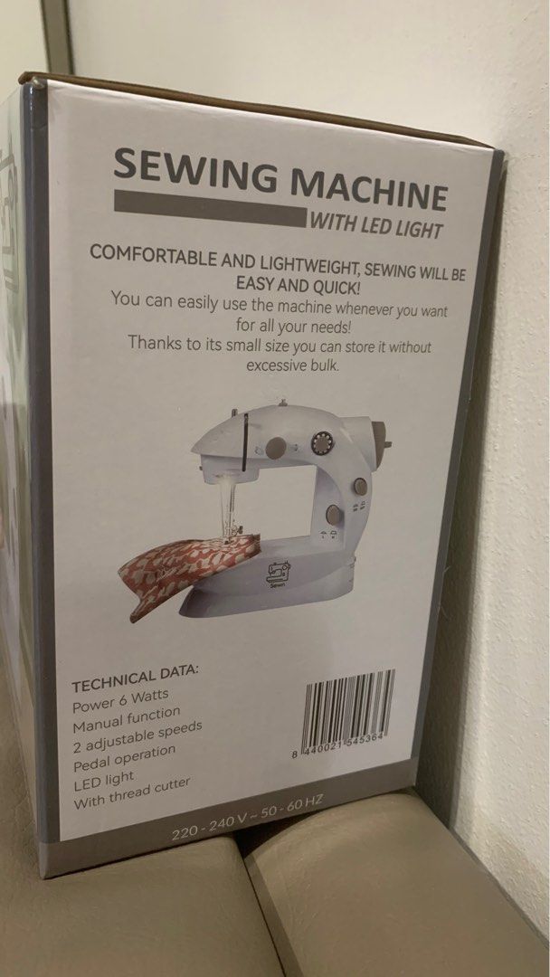 Sewing Machine with LED Light (Category: Other Home Appliances) located in Manila. Submitted by slothyspad (Listing ID 1401522722, Image 3). Description: .
