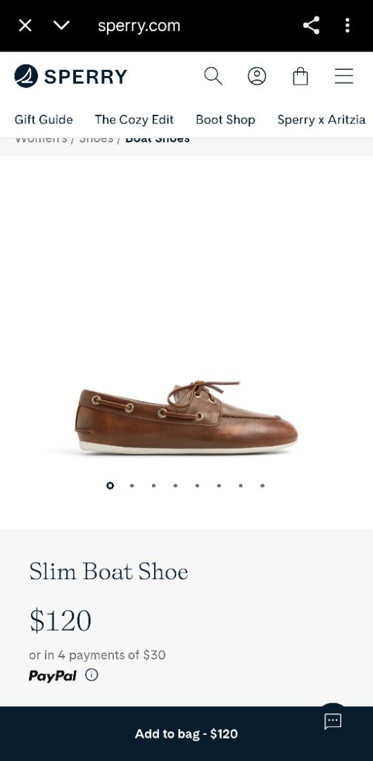 Sperry Slim Boat Leather - Peanut (Category: Loafers) located in Quezon City. Submitted by cluttercat_ (Listing ID 1401408796, Image 1). Description: BRAND NEW COMPLETE ORIGINAL PACKAGING - Sperry Slim Boat Leather Shoes in Peanut -Size 38 or 7.5 US - Includes original box, paperbag, dust bag, shoe charms, and extra laces - Original price is 6.9k selling for 5k na lang! Perfect gift idea Rfs: need extra funds, I have other shoes din check my acc 