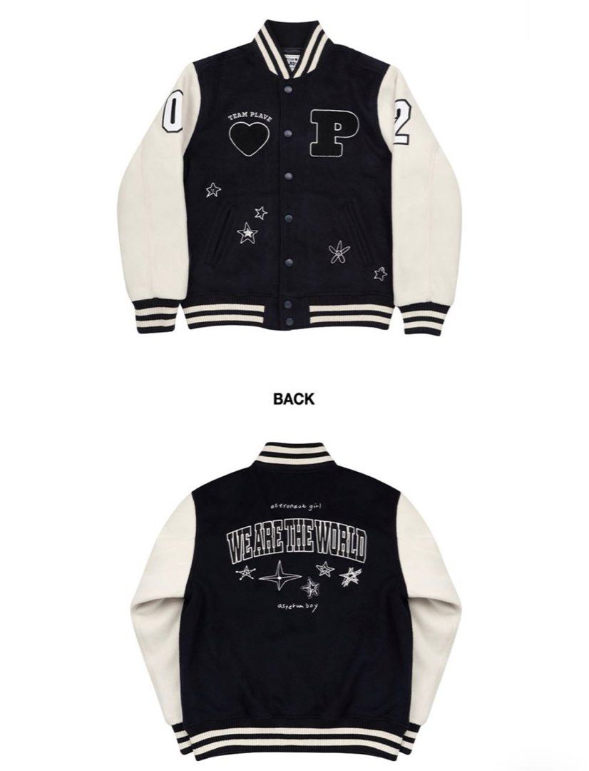 SPLIT/PO] PLAVE Quantum Leap Encore varsity jacket and pc