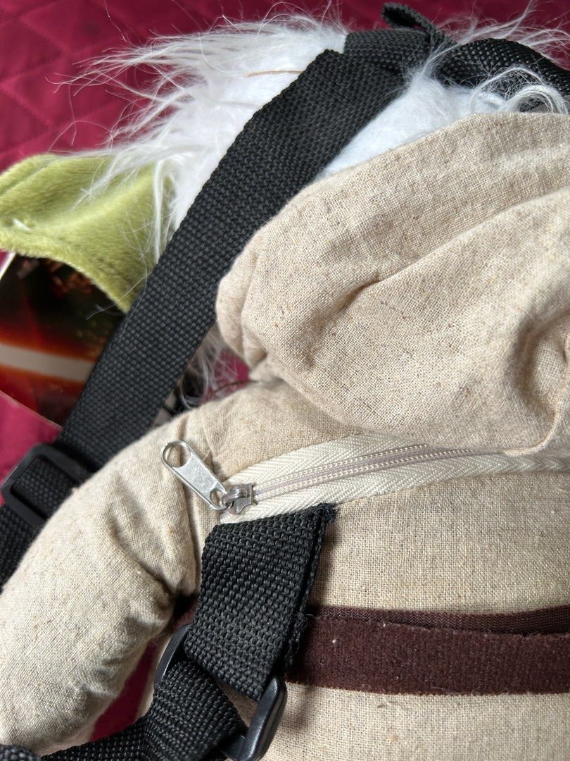Star Wars Yoda Plush Backpack Buddy (Category: Plushies & Soft Toys) located in Calauan. Submitted by thequeenwhoneverwas (Listing ID 1401361756, Image 3). Description: Star Wars Yoda Plush Backpack Buddy Zippered Pocket Hood Adjustable 43 cm From My Personal Collection .