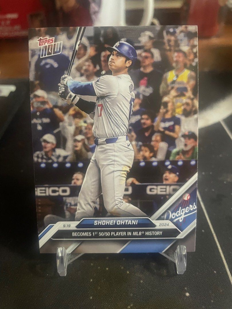 Topps Shohei Ohtani 50/50 PLAYER (Category: Raw Singles) located in Manila. Submitted by bedlambuzz (Listing ID 1401360082, Image 1). Description: .
