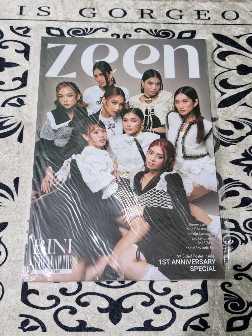 Zeen Magazine with BINI (Category: Magazines) located in Muntinlupa City. Submitted by freddy012596 (Listing ID 1401390767, Image 1). Description: Hello Blooms! It's a must to have this brand new and never used zeen magazine featuring the Nations Girl Group, BINI! .