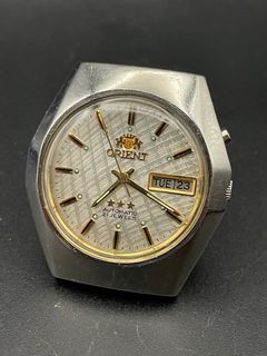 1970s 38mm Vintage Orient Day/Date 罕有金色網紋錶面 Automatic Japan Watch64232045549187110