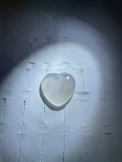 灰冰瑪瑙心心吊墜$664214076170755110