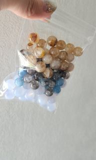 退坑出 天然水晶 水晶散珠 水晶單珠 手工串珠 DIY 藍玉隨 海藍寶 閃靈 黃膠花64243933495681110