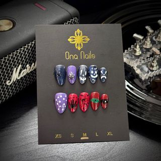 《怪誕星夜🌃》- 中杏仁穿戴甲 - M size - Ona09164213240843522110