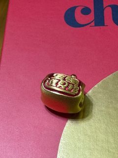 周生生金飾吊墜/ 手繩串 charm 招財進寶金袋64228976340867110