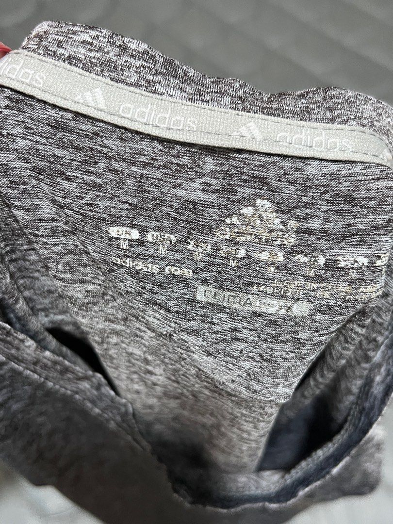 Adidas Gray Short Sleeve Shirt Compression Authentic Original (Category: Shirts) located in Mandaluyong City. Submitted by veronica3000 (Listing ID 1396309045, Image 2). Description: .