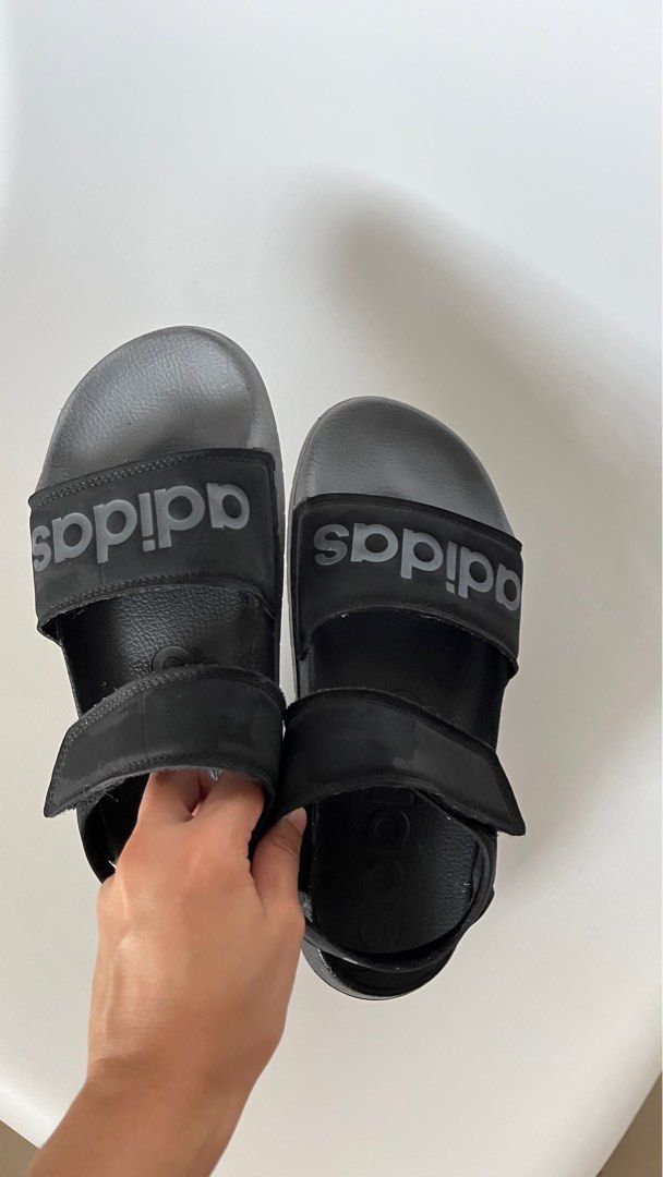 Adidas Slides with Straps - SIZE 5 (23.5cm) (Category: Slippers and slides) located in San Pedro. Submitted by shopniners (Listing ID 1396441158, Image 3). Description: ✅RARELY USED ✅AUTHENTIC ✅GOOD CONDITION ✅RFS: DECLUTTERING ✅NO LOW BALLERS.