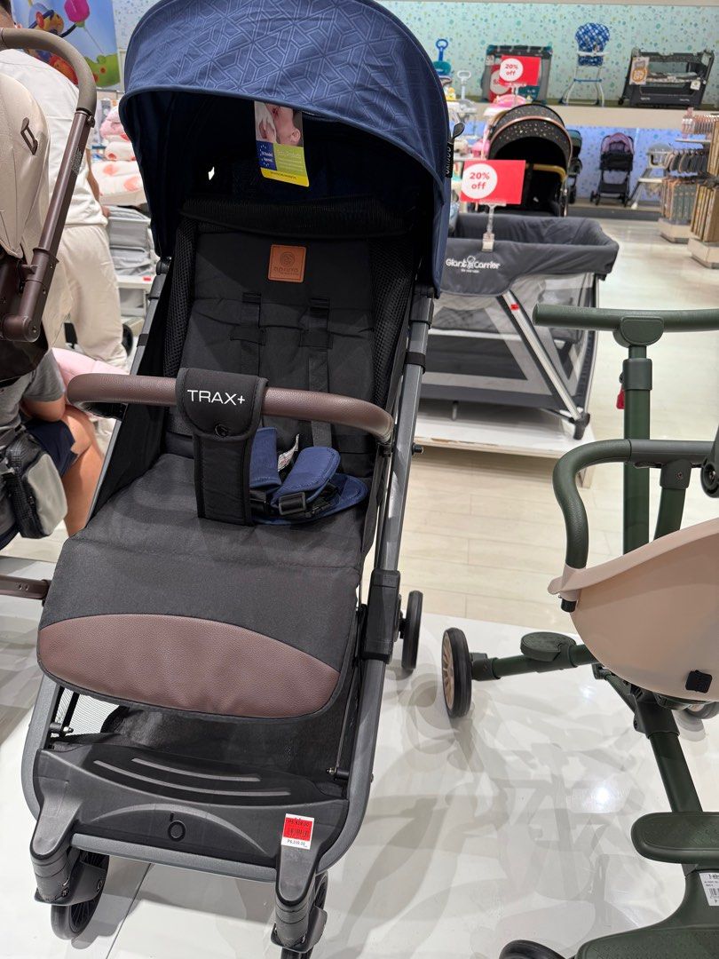 Apruva Stroller for Kids (Category: Strollers) located in Quezon City. Submitted by inahgarcia143 (Listing ID 1396389720, Image 2). Description: Apruva Blue Canopy Stroller Luggage Type Sleek and Elegant Pre loved by our family Been to International Travel Very Useful can seat newborn to toddler up to 5 years old Pls manage expectations as this is Preloved.
