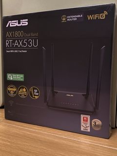 ASUS RT-AX53U AX1800 雙頻 WiFi 6 路由器 Router64181735617409110