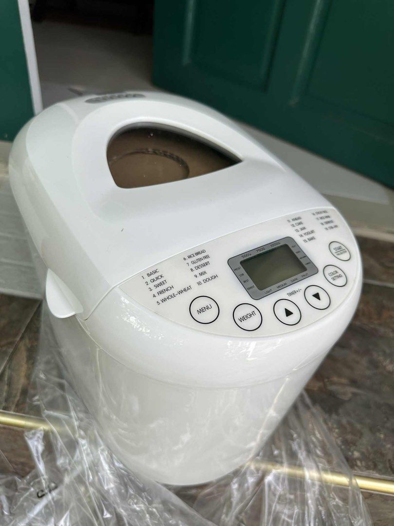 Automatic Bread Maker (Category: Breadmakers) located in Manila. Submitted by yourpropertyspecialist11 (Listing ID 1396307586, Image 2). Description: - Automatic bread maker - Multiple settings: basic, quick, french, whole wheat, and more - Digital display - Unused, in original packaging.