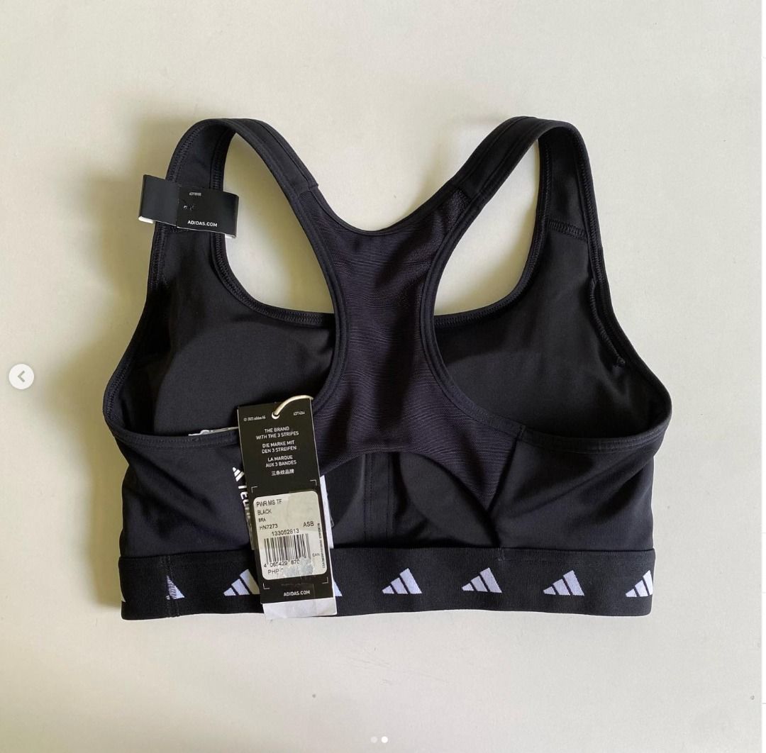 Brand New Adidas PWR MS TF (Category: Activewear) located in Quezon City. Submitted by doublewrk (Listing ID 1396307822, Image 2). Description: Brand New Adidas PWR MS TF Medium Support Size S Black SRP: 2,200 Selling Price: 1,150.