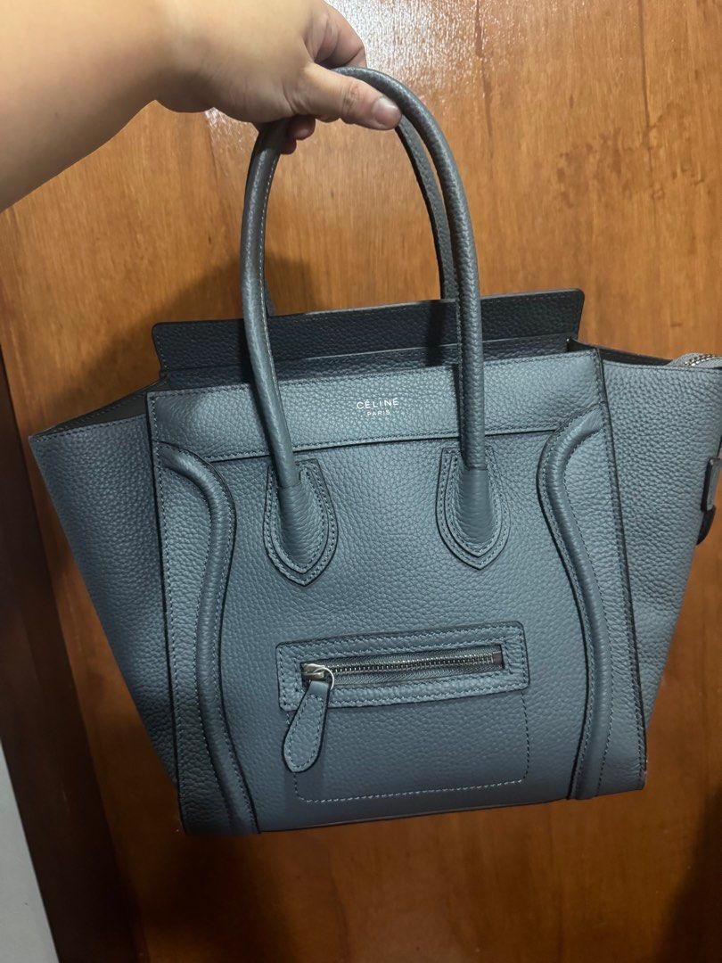 Celine luggage medium size (Category: Luxury Bags & Wallets) located in Las Pinas. Submitted by 2021privateshopper (Listing ID 1396443631, Image 1). Description: Celine luggage medium size with dustbag No flaws Rare color Actual pictures posted .