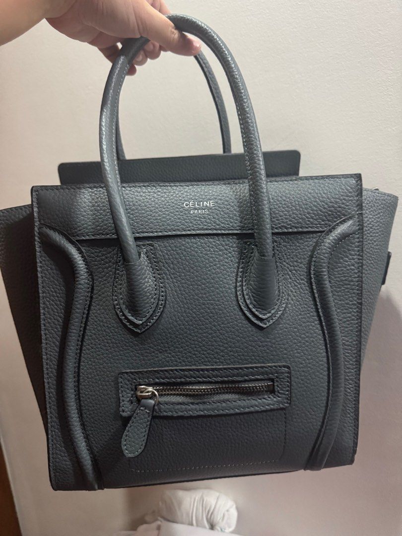 Celine luggage medium size (Category: Luxury Bags & Wallets) located in Las Pinas. Submitted by 2021privateshopper (Listing ID 1396443631, Image 2). Description: Celine luggage medium size with dustbag No flaws Rare color Actual pictures posted .