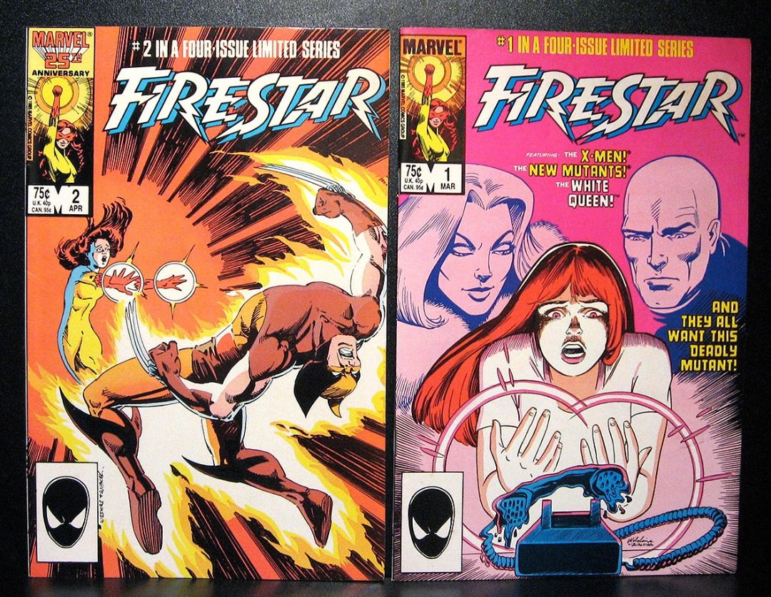 COMICS: Marvel: Firestar #1-4 (1986), 1st solo series in title/1st ...