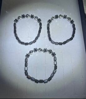 黑膽石DIY手鏈$9@1條,$16@2條64205751931395110